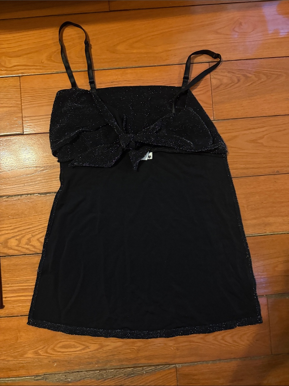 Vintage back tie top size m